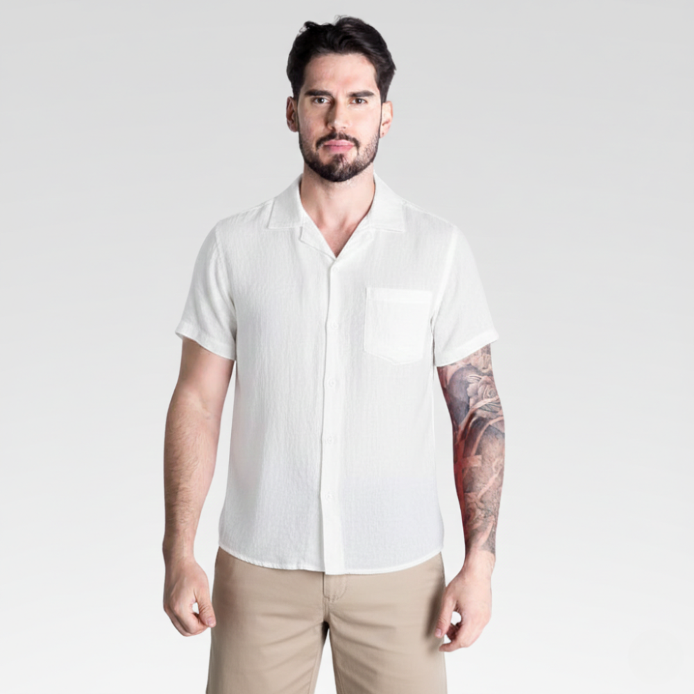 Camisa Casual Masculina – Linho Portofino