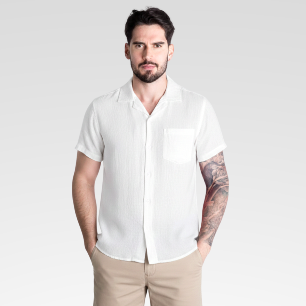 Camisa Casual Masculina – Linho Portofino